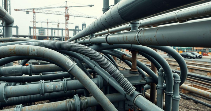 Dutos de tubulação essenciais para projetos de construção modernos