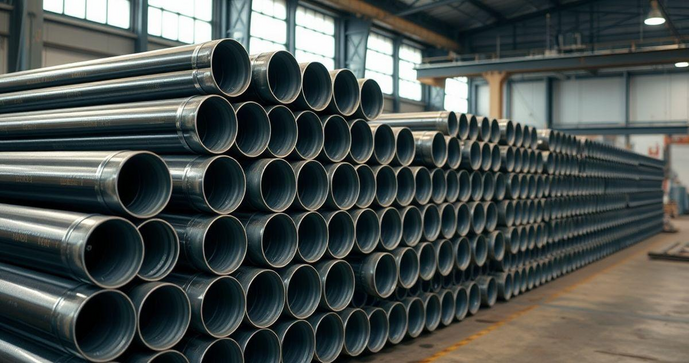 Fábrica de Tubos Galvanizados Alta Durabilidade